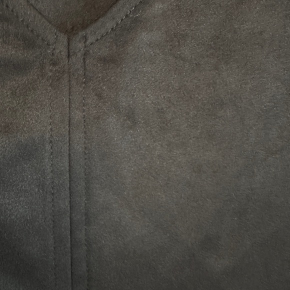 Susan Graver Faux Suede Top S - Picture 5 of 6